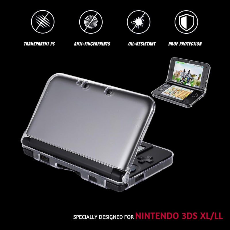 Gimtsui Store غطاء واقي صلب شفاف مناسب لجهاز نينتندو 3DS XL/LL - Image 2